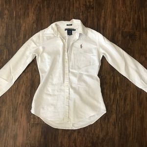 Ralph Lauren dress shirt in white size XS/0.